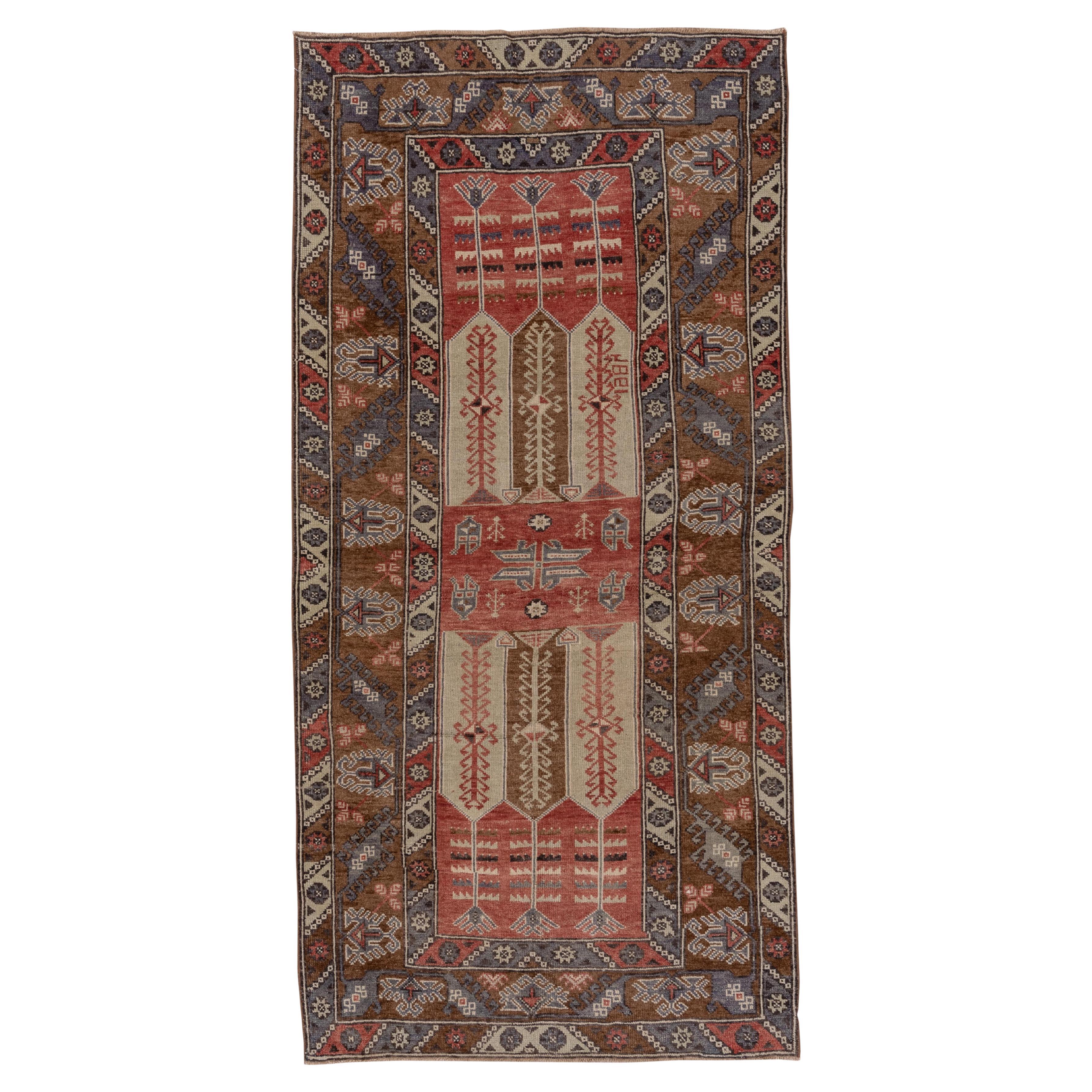 Antique Turkish Konya Rug 1950s