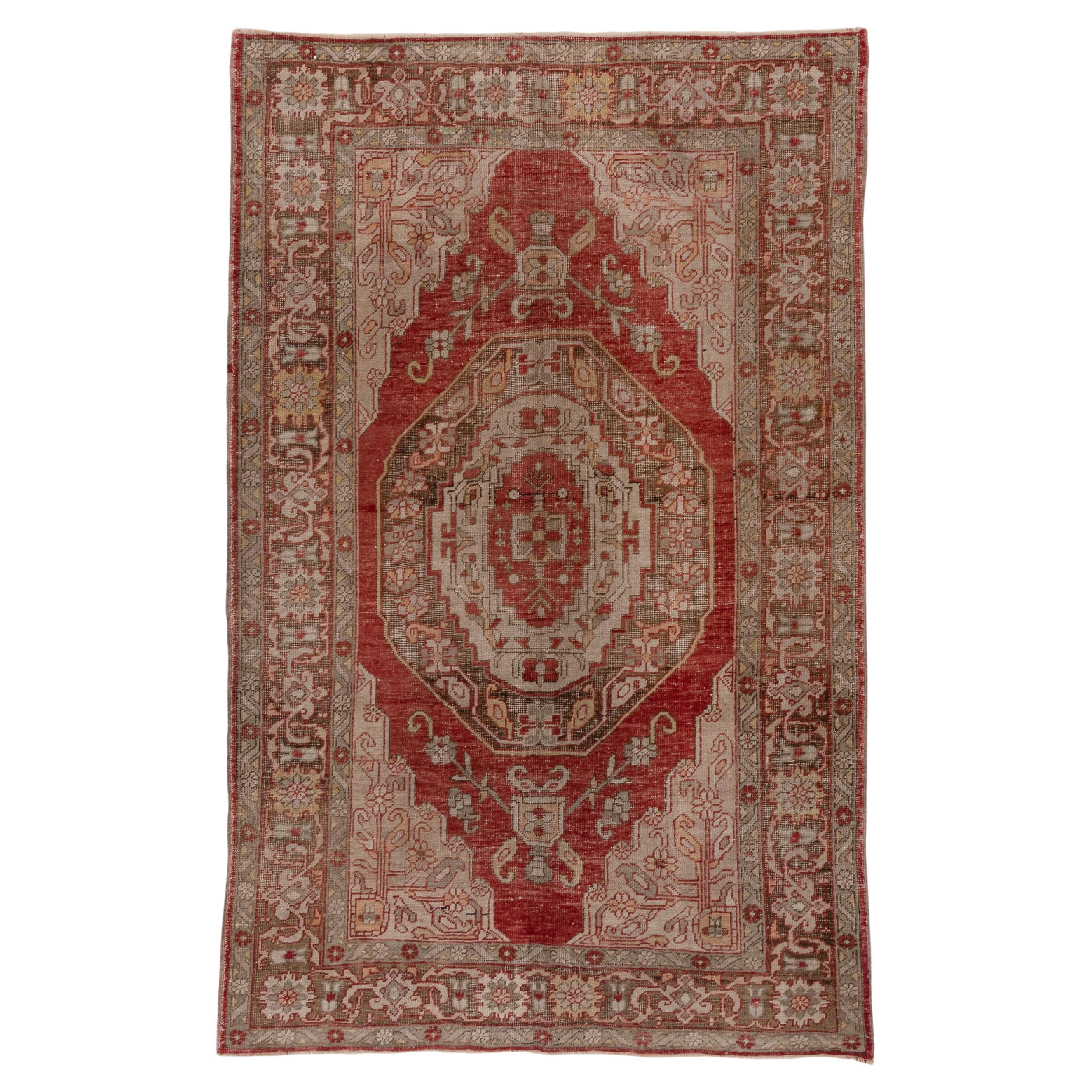 Antique Turkish Oushak Rug For Sale