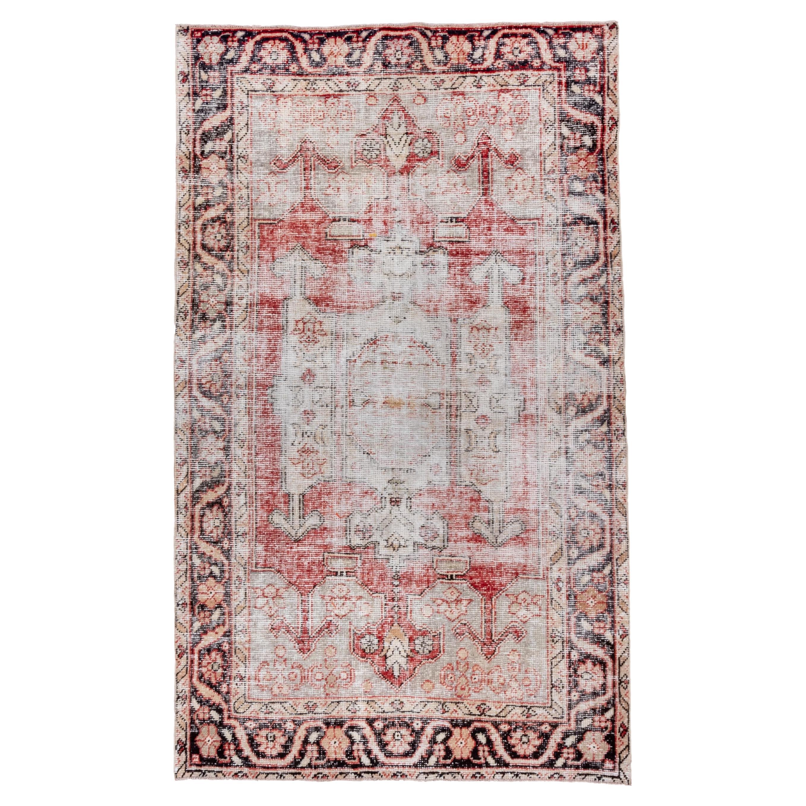 Antique Turkish Oushak Rug For Sale