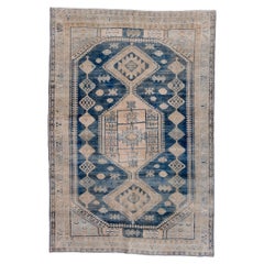 Antique Afshar - Geometric Weaving Design in Contemporary Feel