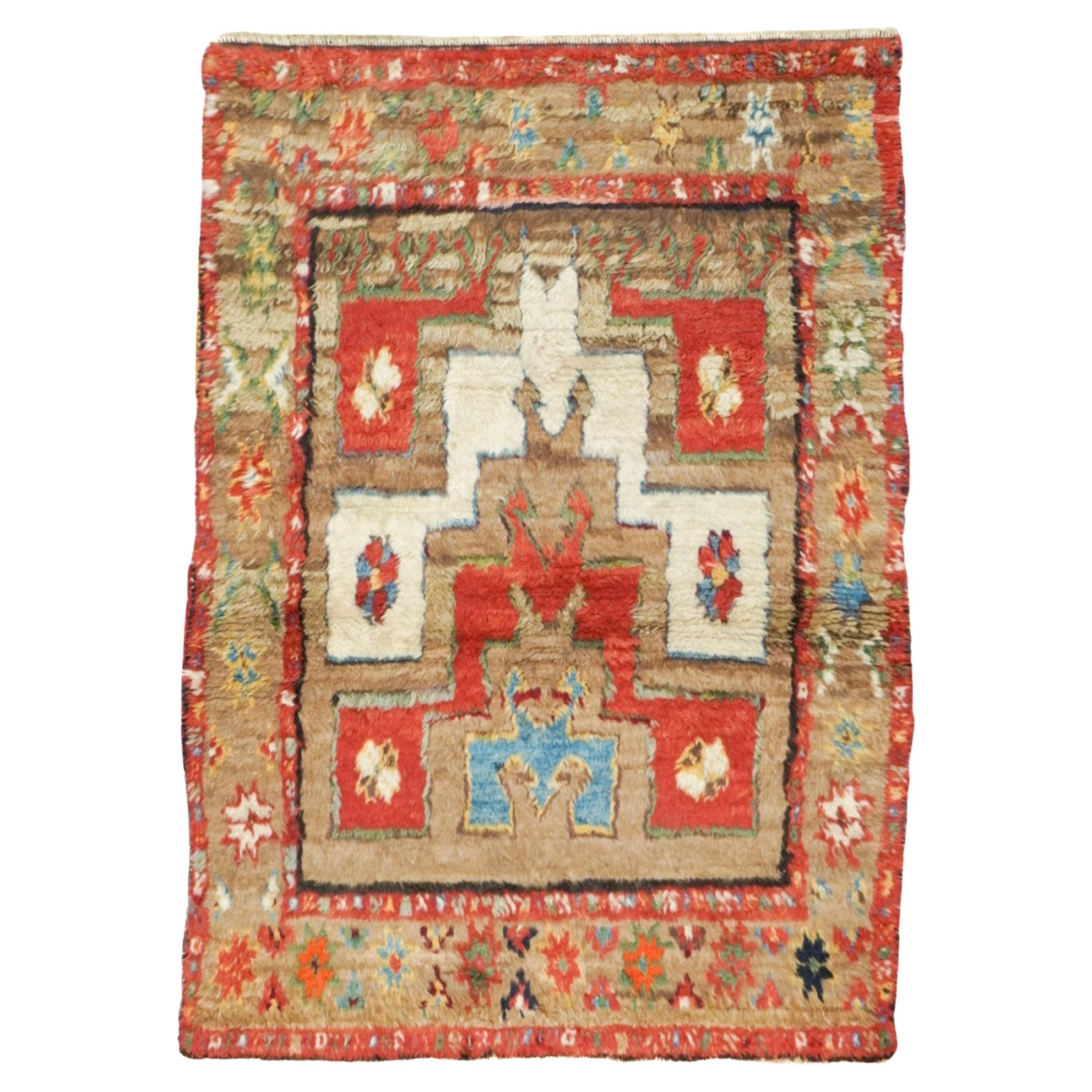 Antique Turkish Rug 3'6'' x 4'11''