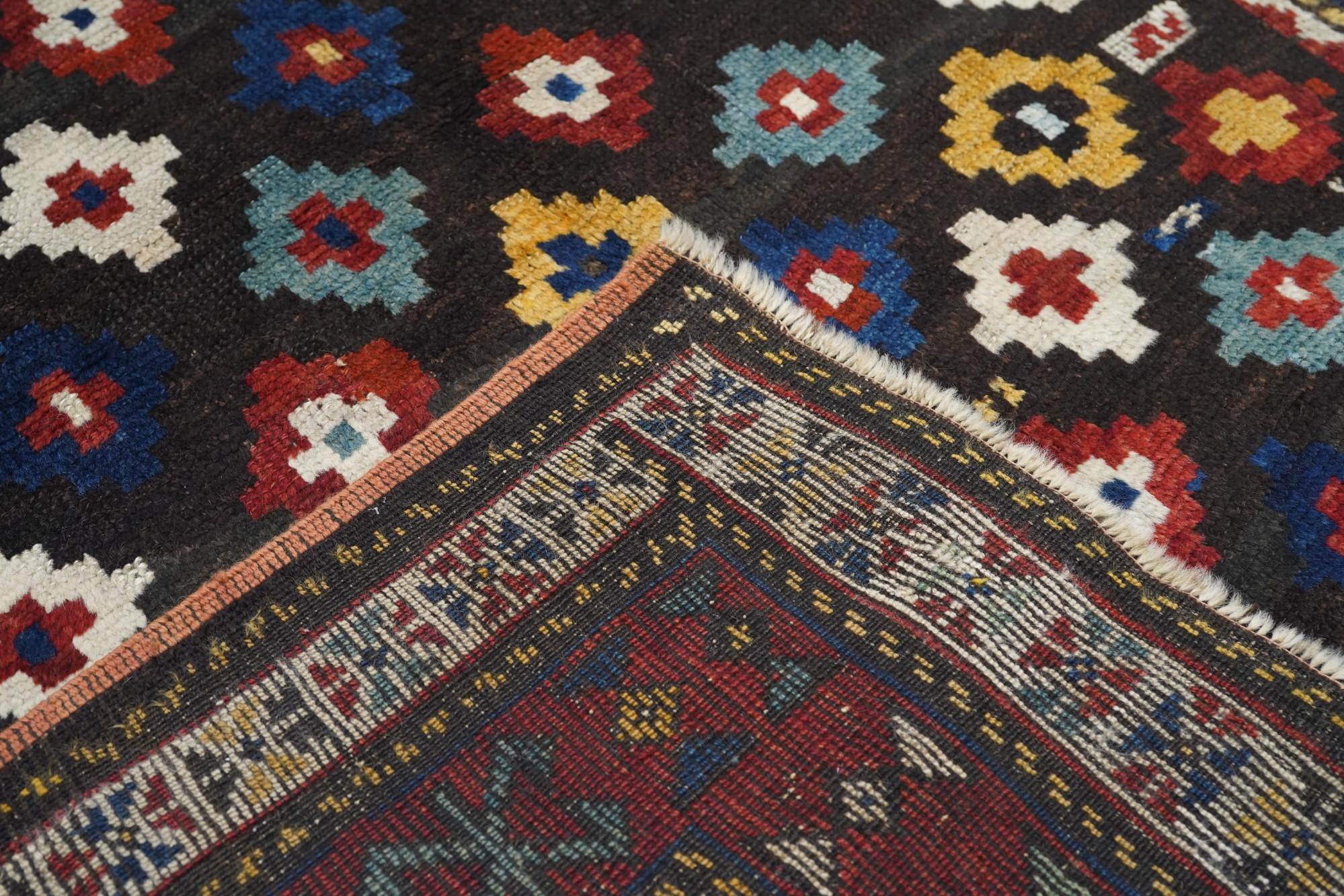 Antique Southern Caucasian Tribal Rug  For Sale 4