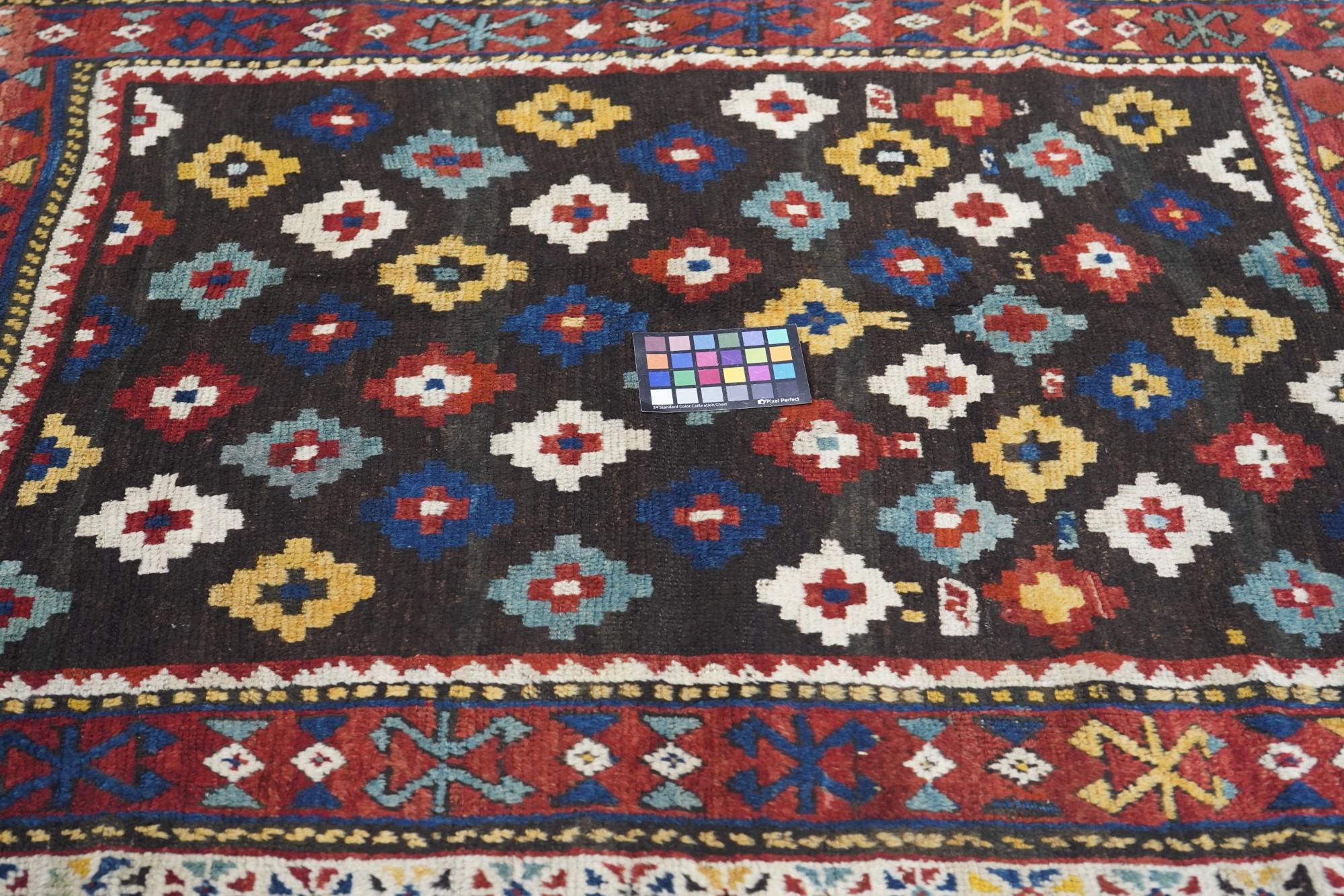Antique Southern Caucasian Tribal Rug  For Sale 2