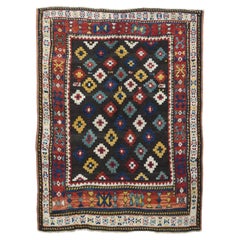 Antiker südkaukasischer Stammeskunst-Teppich 