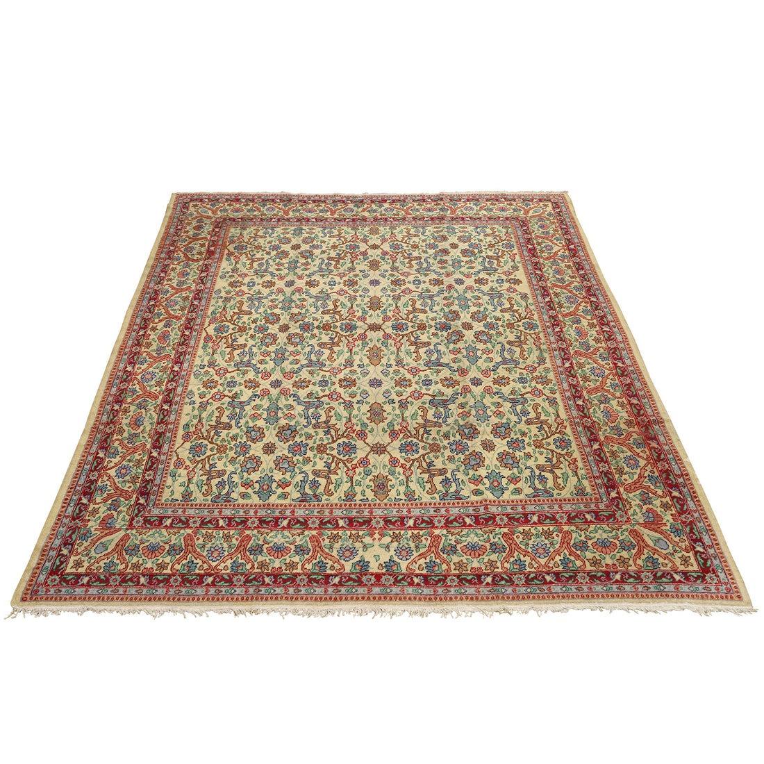 Antiker türkischer Teppich aus Wolle und Baumwolle 8'5x6'5

Wichtige Details:
Flor: Wolle
Fundament: Baumwolle
Herkunft: Türkei
Design/One: All-over
Ungefähres Alter: 90 Jahre
Qualität (KPI): 275
Zustand: gut
Abmessung: 8'5x6'5
Inventarnummer: 1484