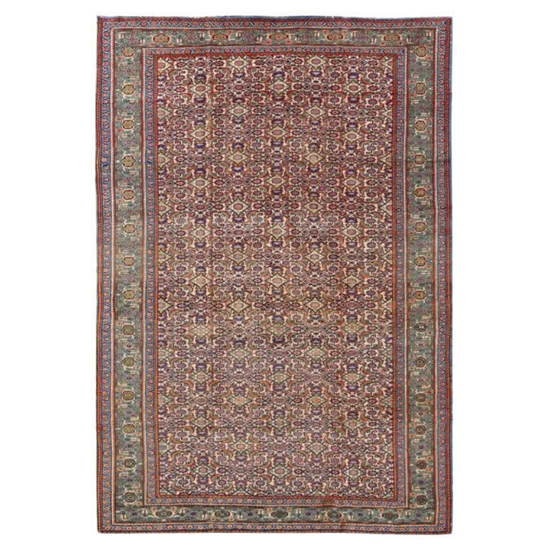 Alfombra Turca Antigua - Tamaño: 9'5x6'7 en venta