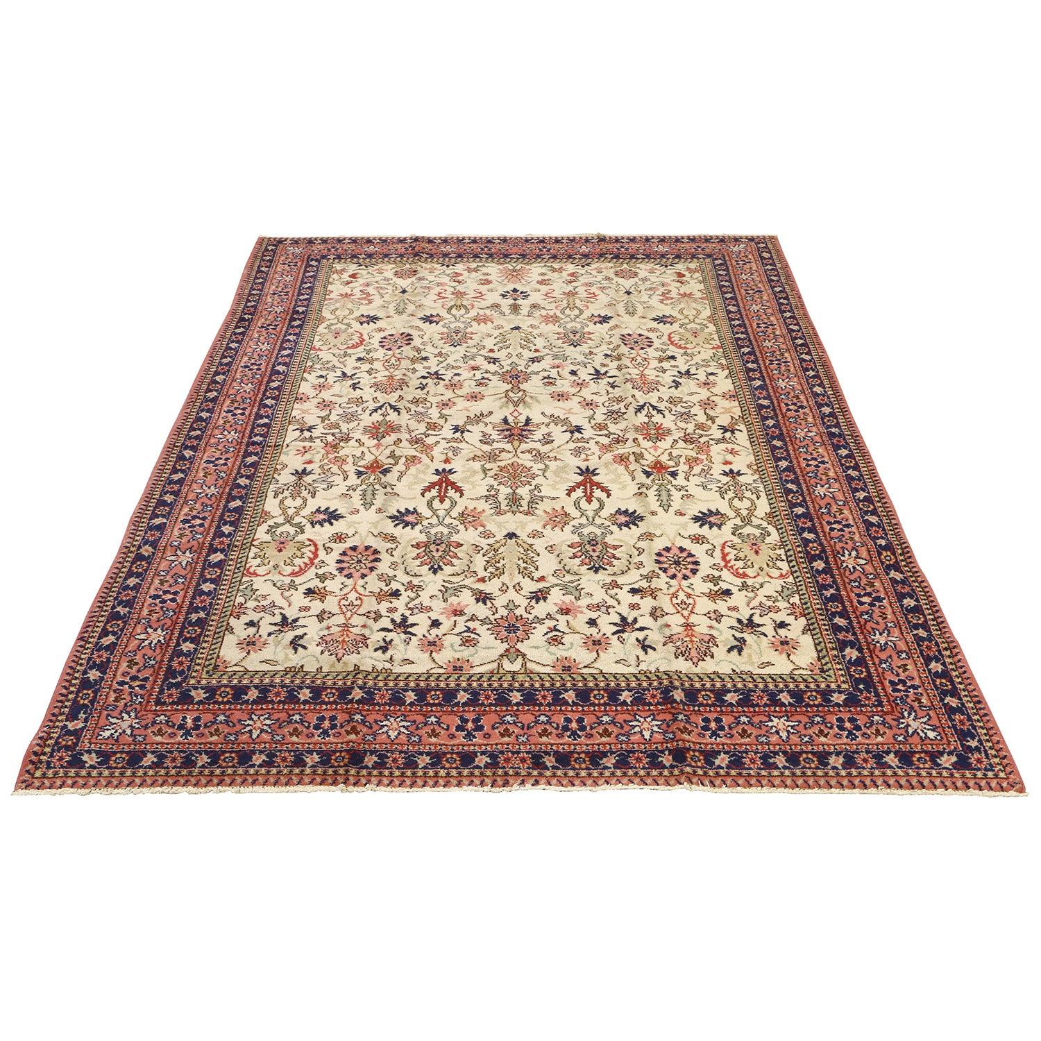 Antique Turkish Rug in Wool and Cotton 9'8x6'8

Key Details:
Pile: Wool
Foundation: Cotton
Origin: Turkish
Design: Allover
Approximate Age: 90 years
Quality (KPI): 225
Condition: good
Dimension: 9'8x6'8
Inventory Number: 1459

Turkish rugs are