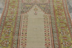 Antique Turkish Rug with Classic Arch & Teapot Motif in Multicolor - Rug & Kilim