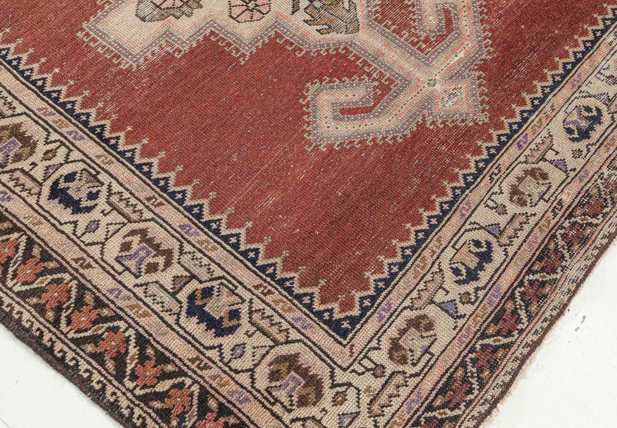 Antique Turkish Runner In Good Condition For Sale In New York, NY