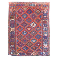 Antique Turkish Sarkisla Kurdish Rug, Late 19th Century