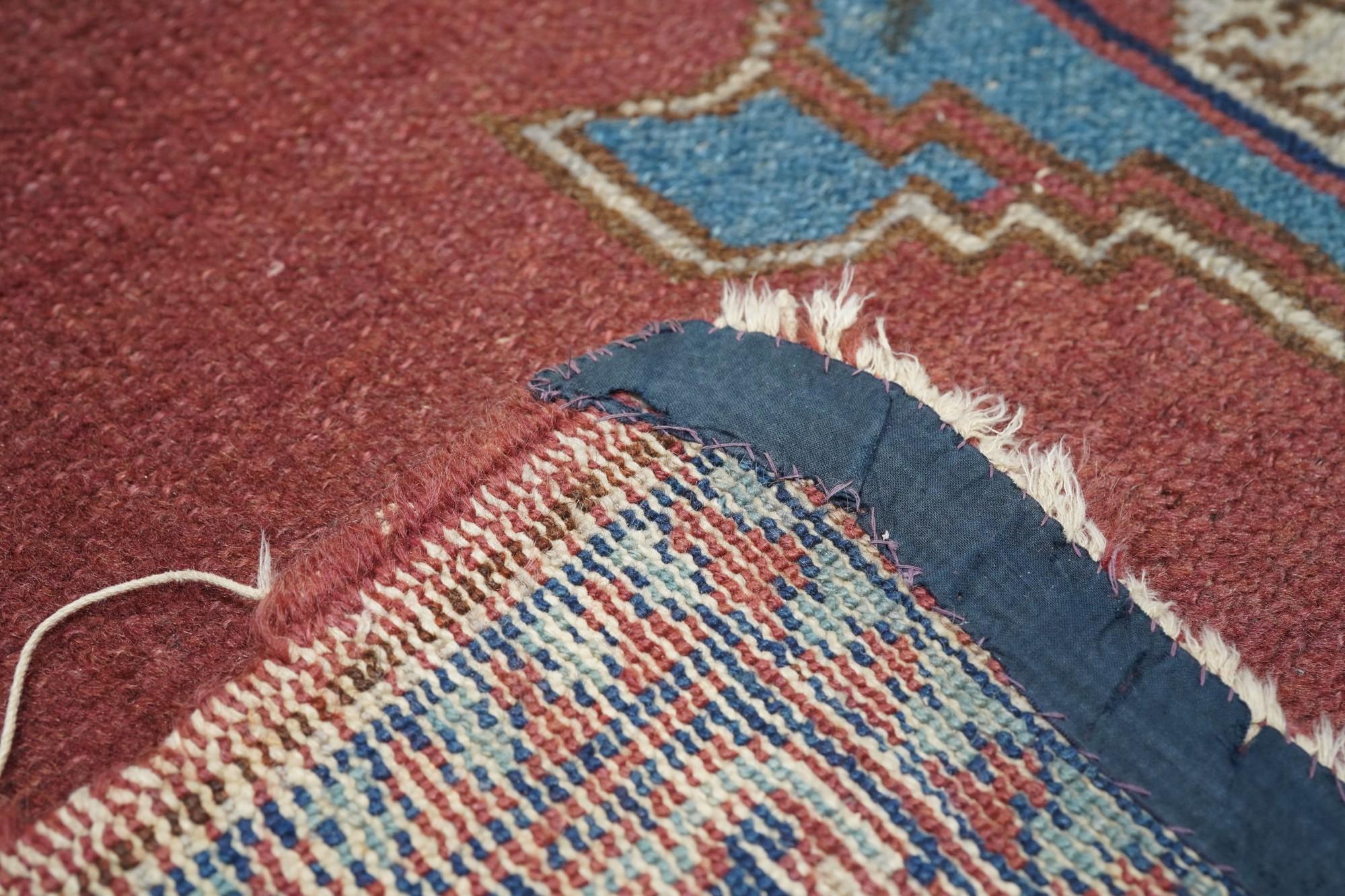 Antiker türkischer Teppich (Serapi/Bakshayesh Design) 7'0