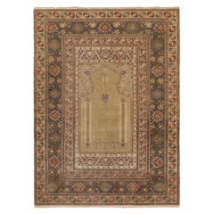 Antique Turkish Silk Kaiseri Rug, circa 1900s