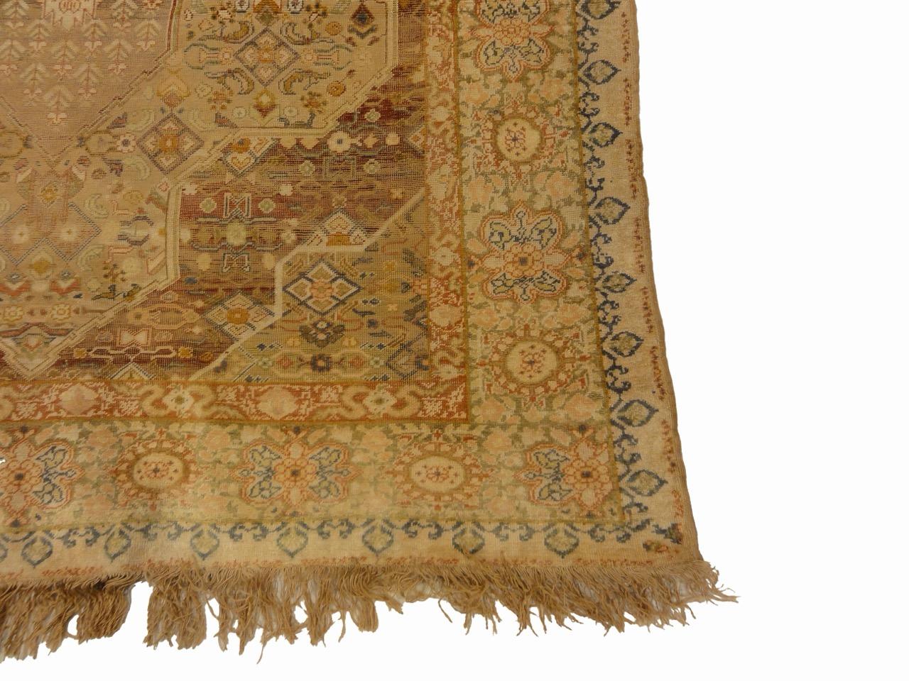 Turco Antico tappeto turco in seta Kaysari in vendita