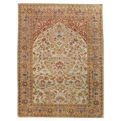 Alfombra antigua turca de seda Kayseri