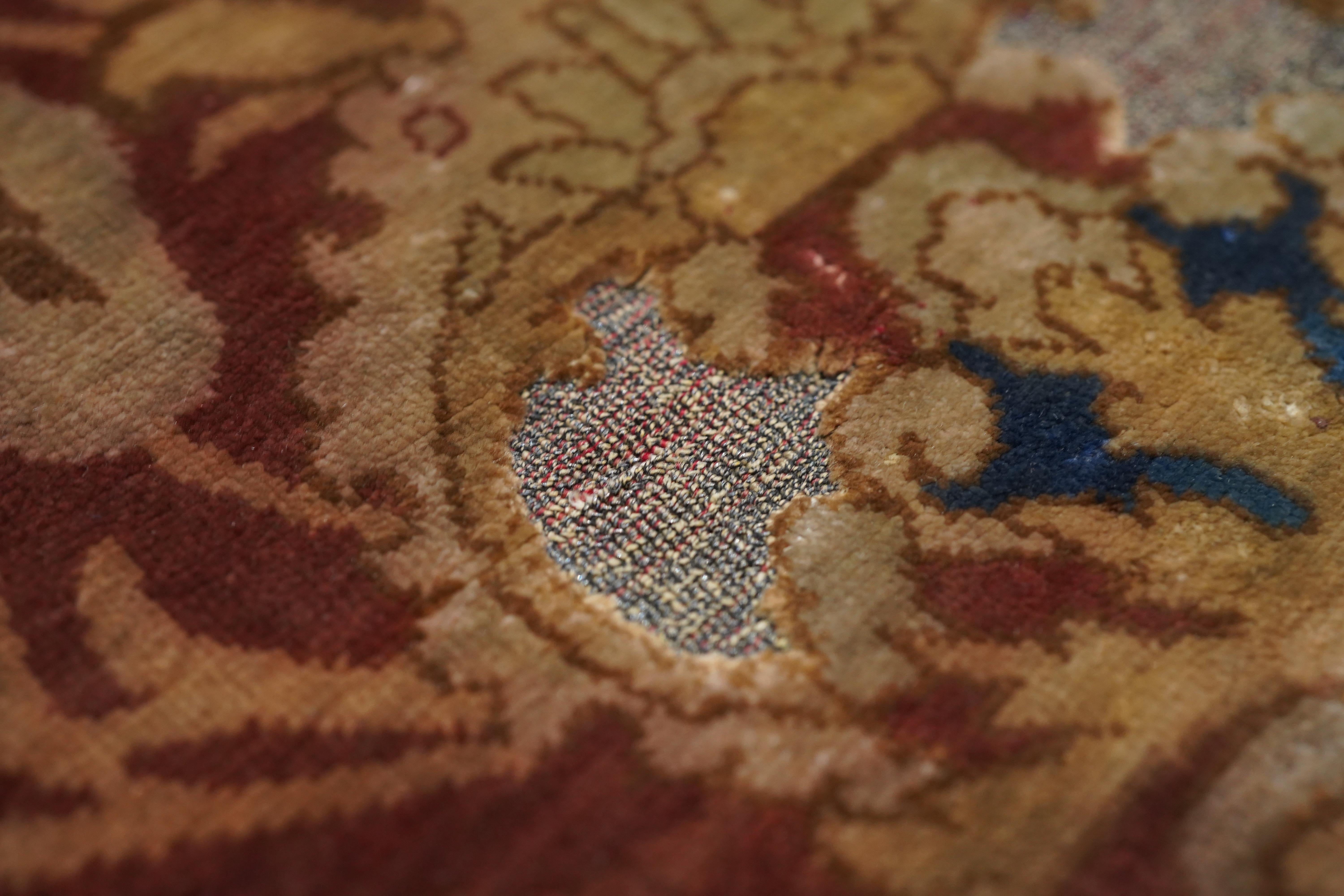 Mid-20th Century Antique Turkish Silk Signed Hereke  Rug 4'3'' x 6'8'' For Sale