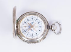 Antique Turkish Silver Pocket Watch, Late 19th Century