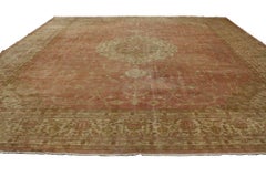 Antiker türkischer Sivas-Palastteppich im Arts and Crafts-Stil im Used-Stil