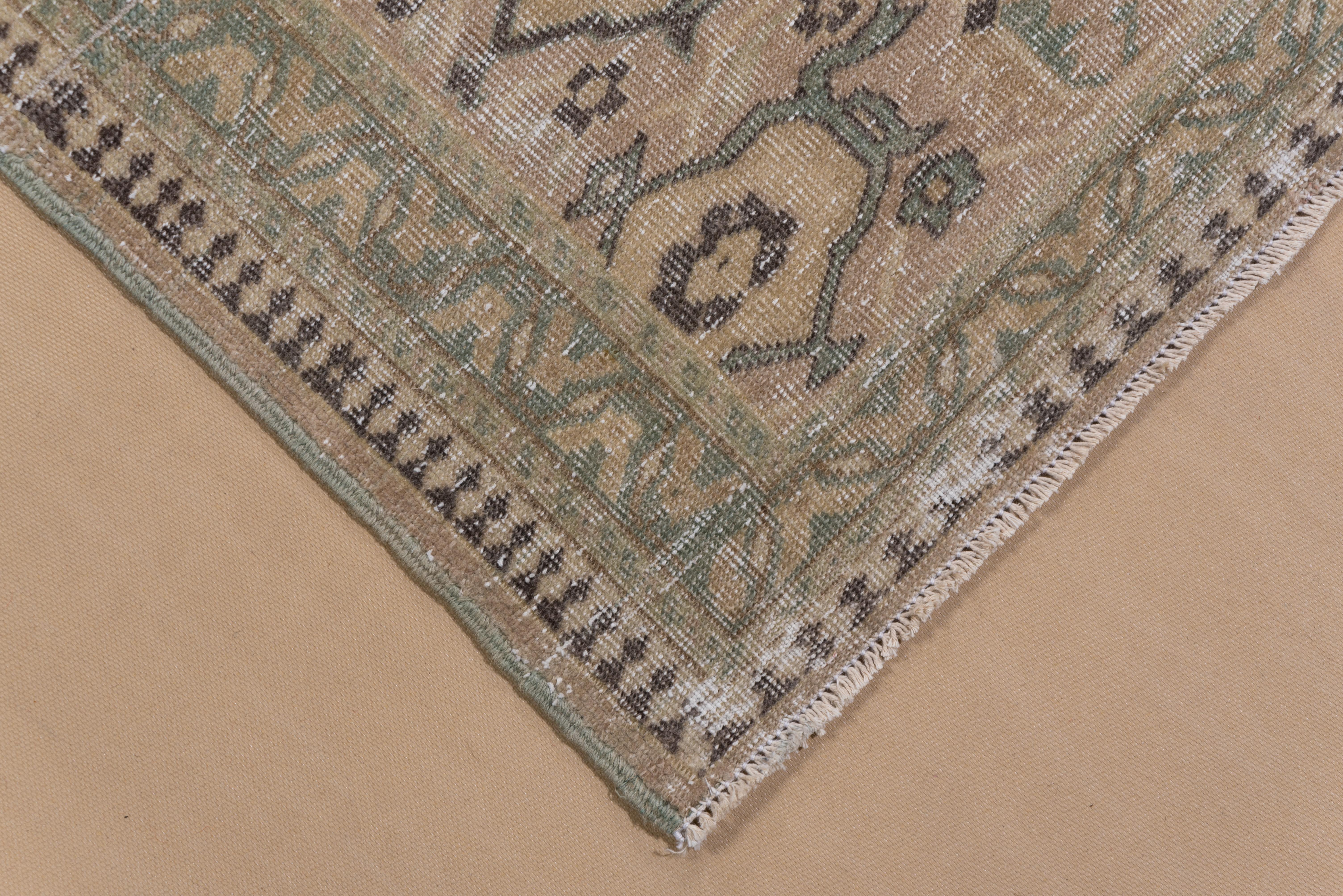 Wool Antique Turkish Sivas Carpet, All-Over Design For Sale