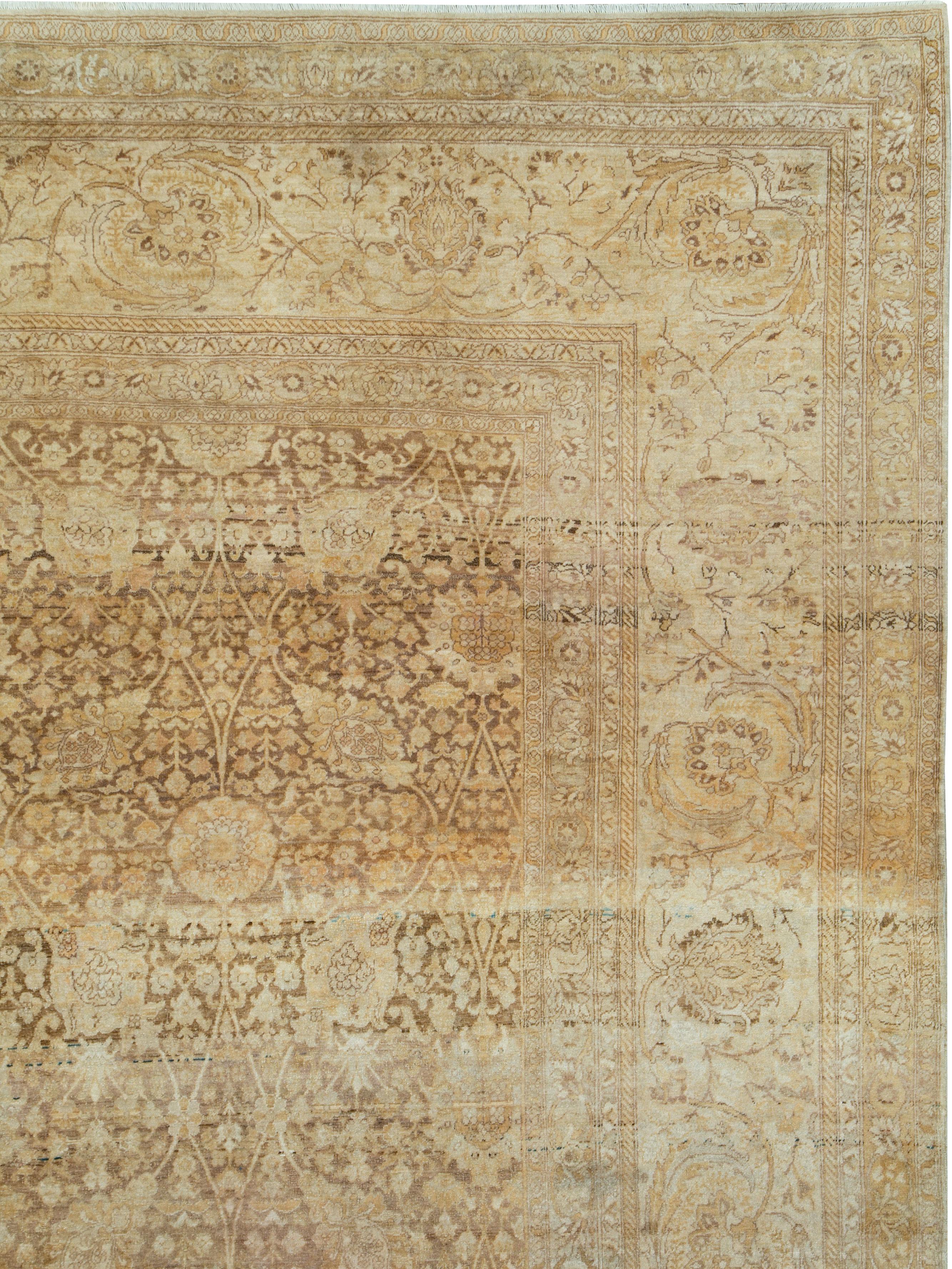 Tabriz Antique Turkish Sivas Carpet For Sale