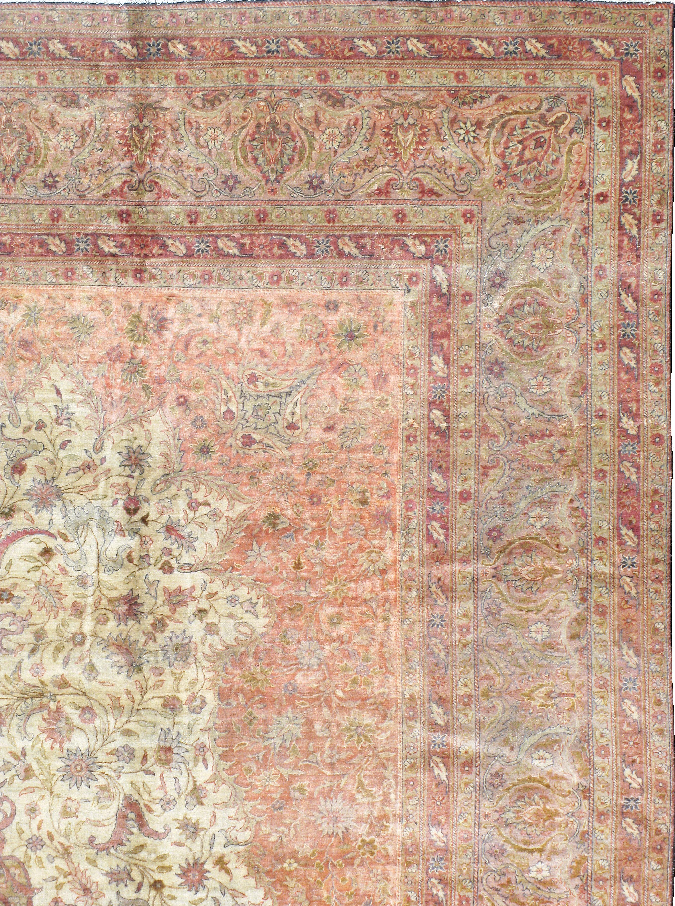 Tabriz Antique Turkish Sivas Carpet For Sale
