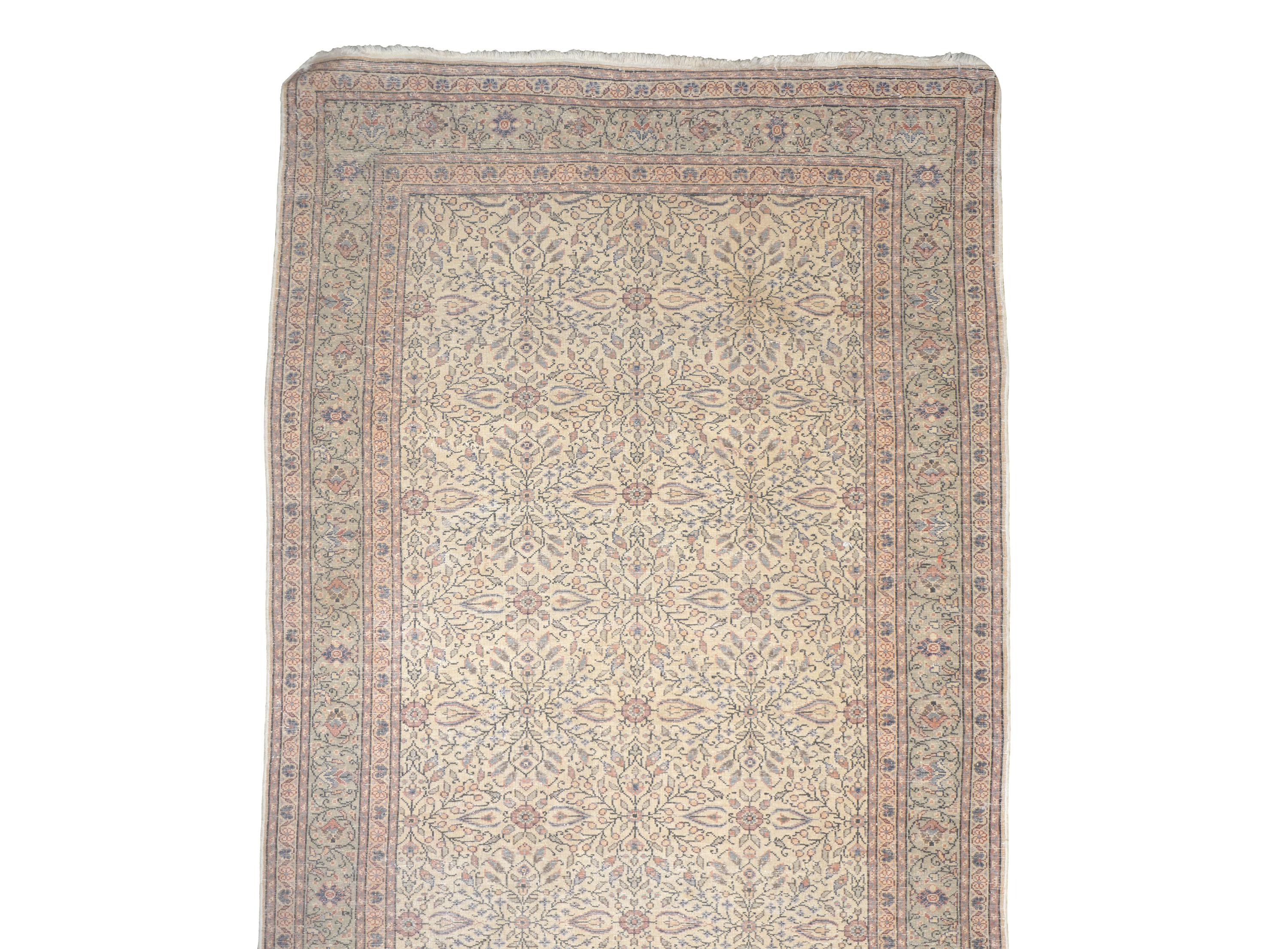 Hand-Knotted Antique Turkish Sivas For Sale