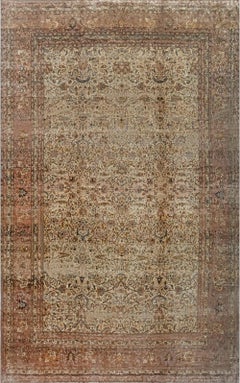 Antique Turkish Sivas Hand Knotted Wool Rug