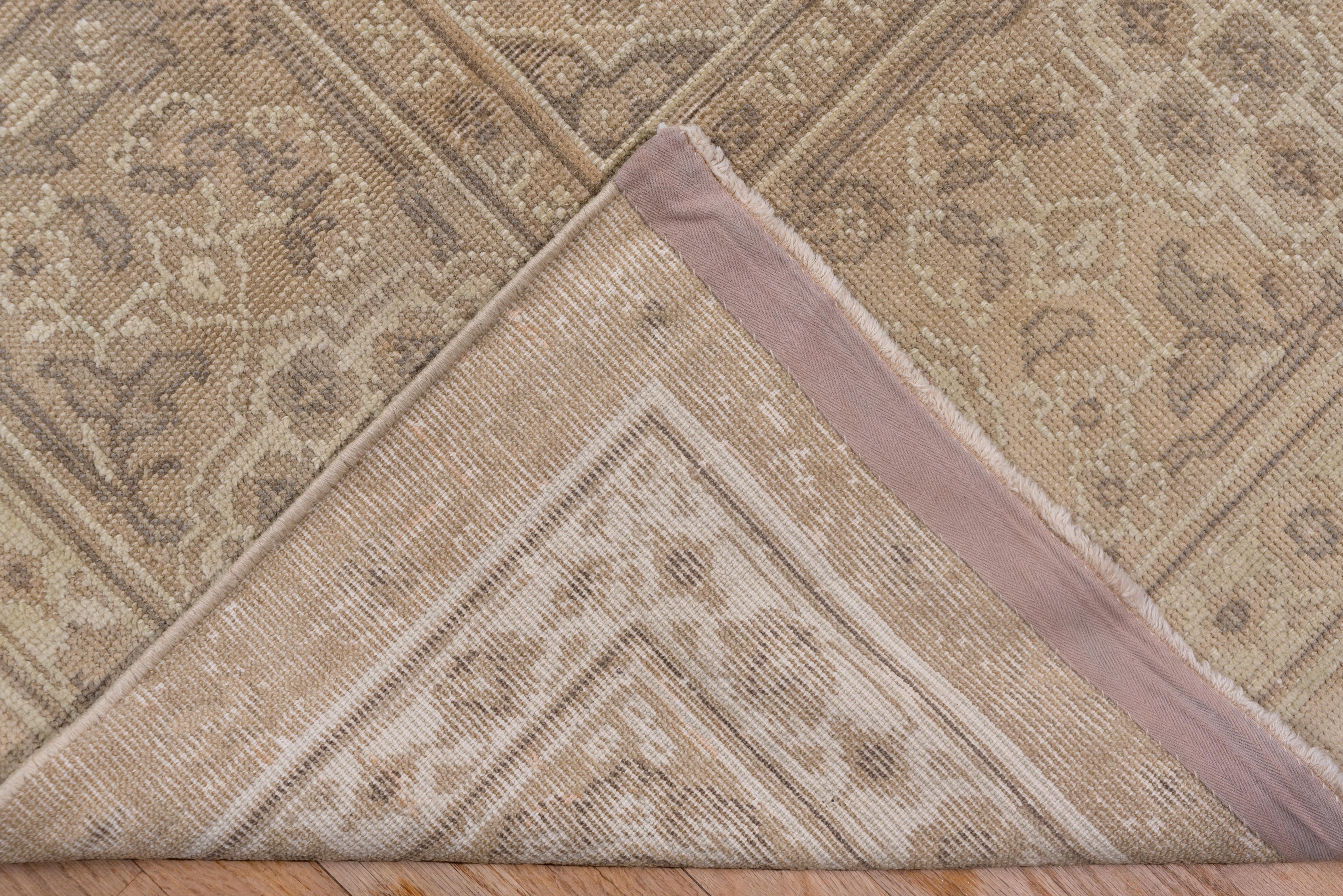Oushak Antique Turkish Sivas Large Carpet, Neutral Palette, circa 1920s For Sale