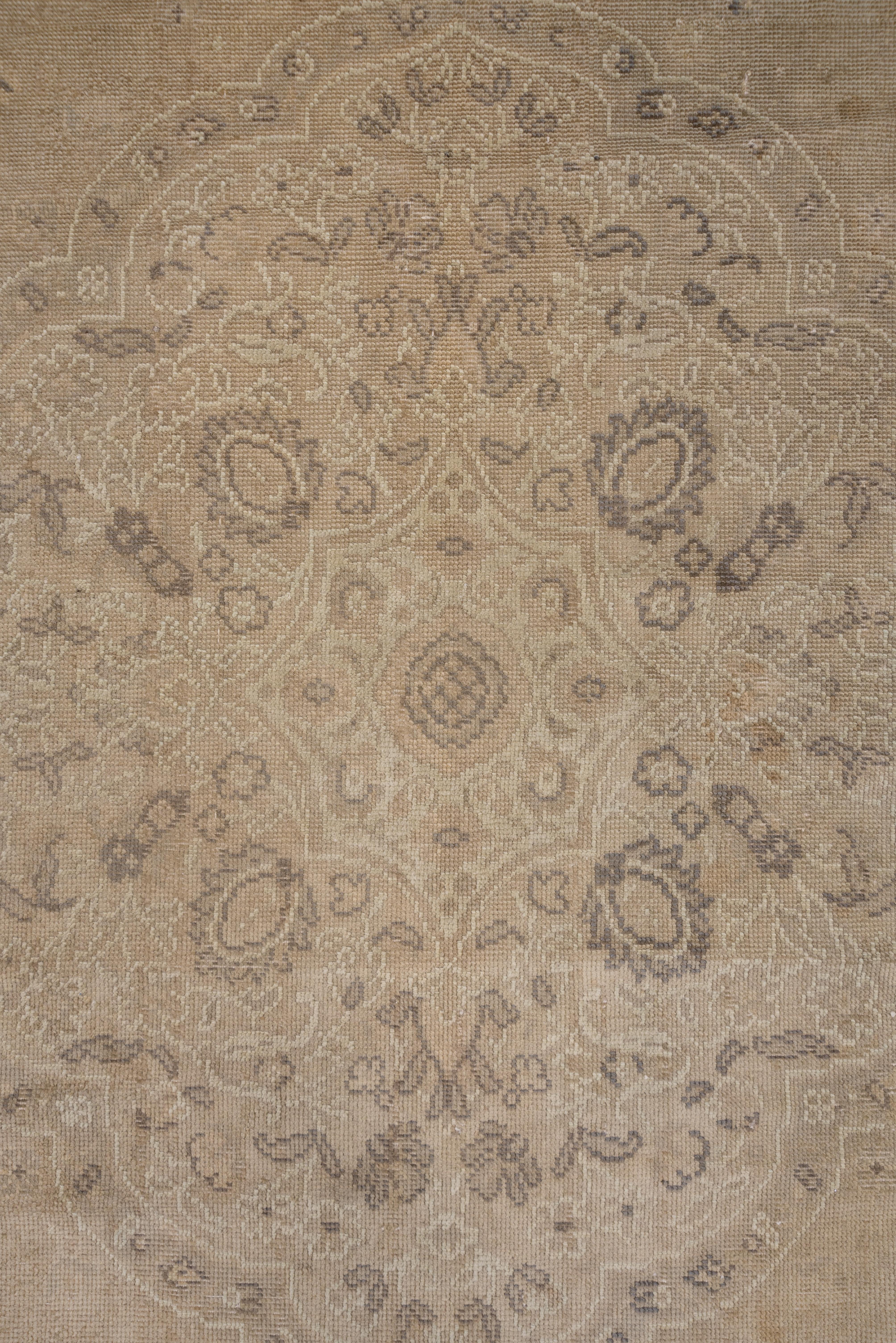 Early 20th Century Antique Turkish Sivas Large Carpet, Neutral Palette, circa 1920s