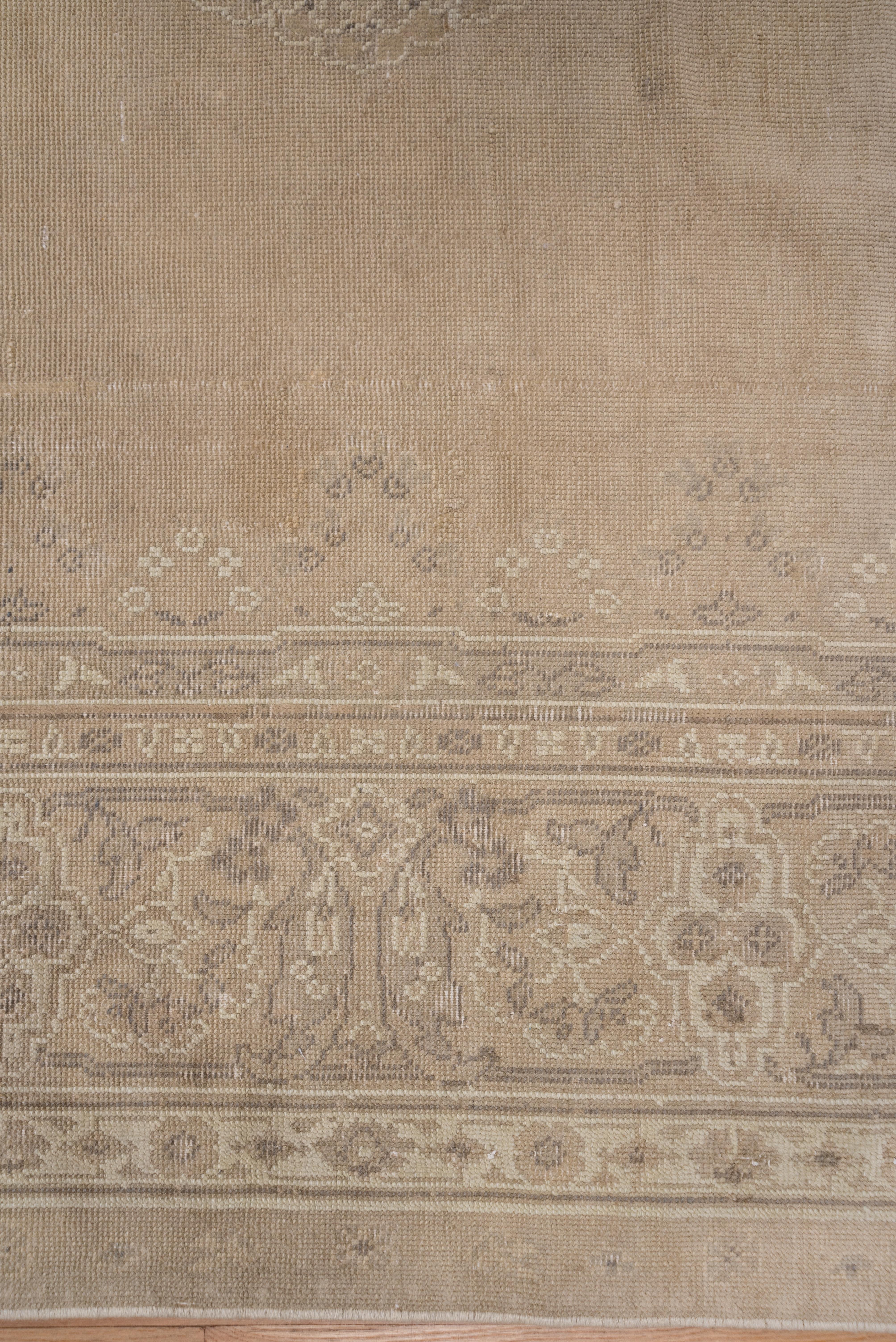 Wool Antique Turkish Sivas Large Carpet, Neutral Palette, circa 1920s