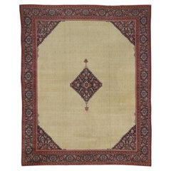 Ancien tapis turc Sivas avec cheveux de camel