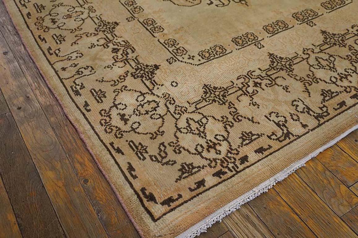 Hand-Knotted Antique Turkish Sivas Rug 4' 0