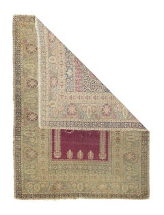 Antiker türkischer Sivas-Teppich 4'3'' x 5'8''