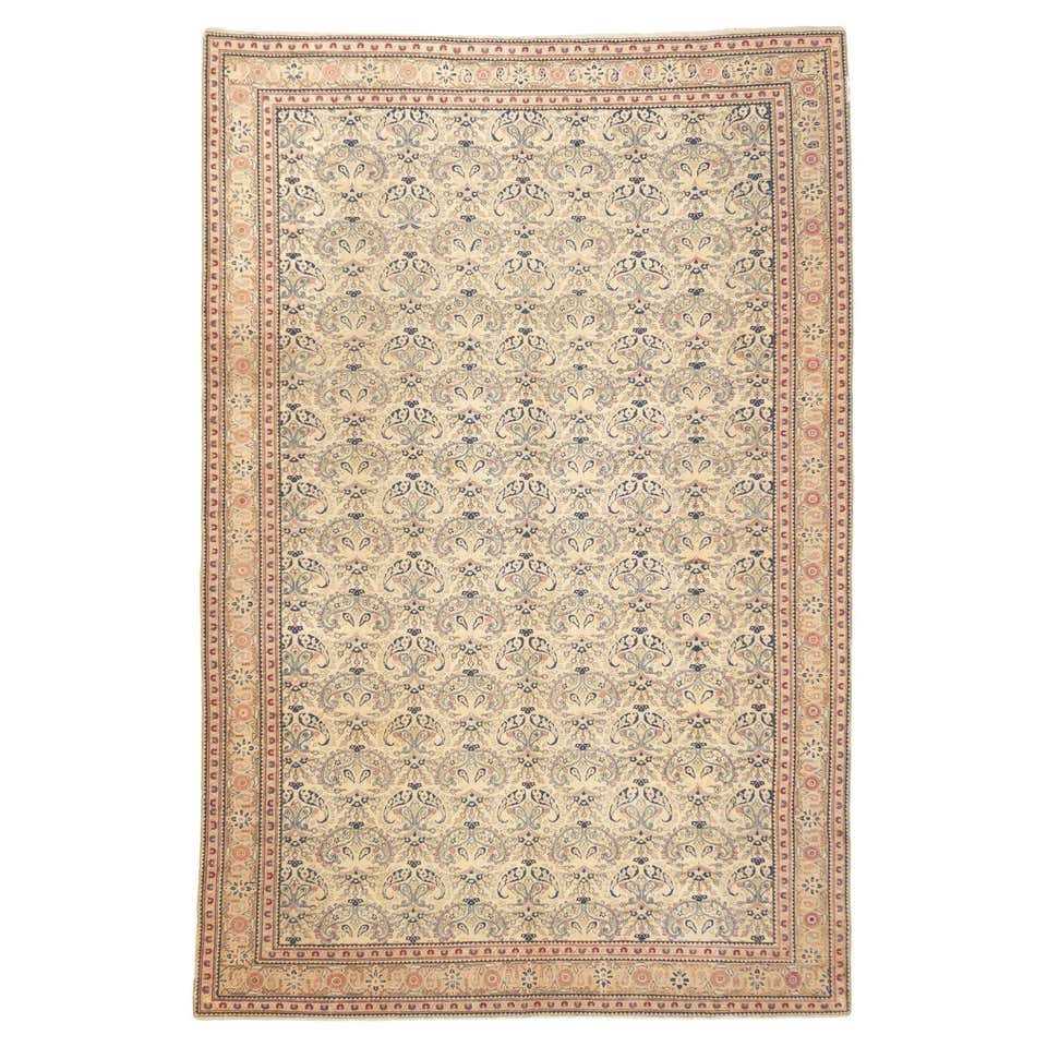 Antique Mahal Rug Oriental Handmade 8'9