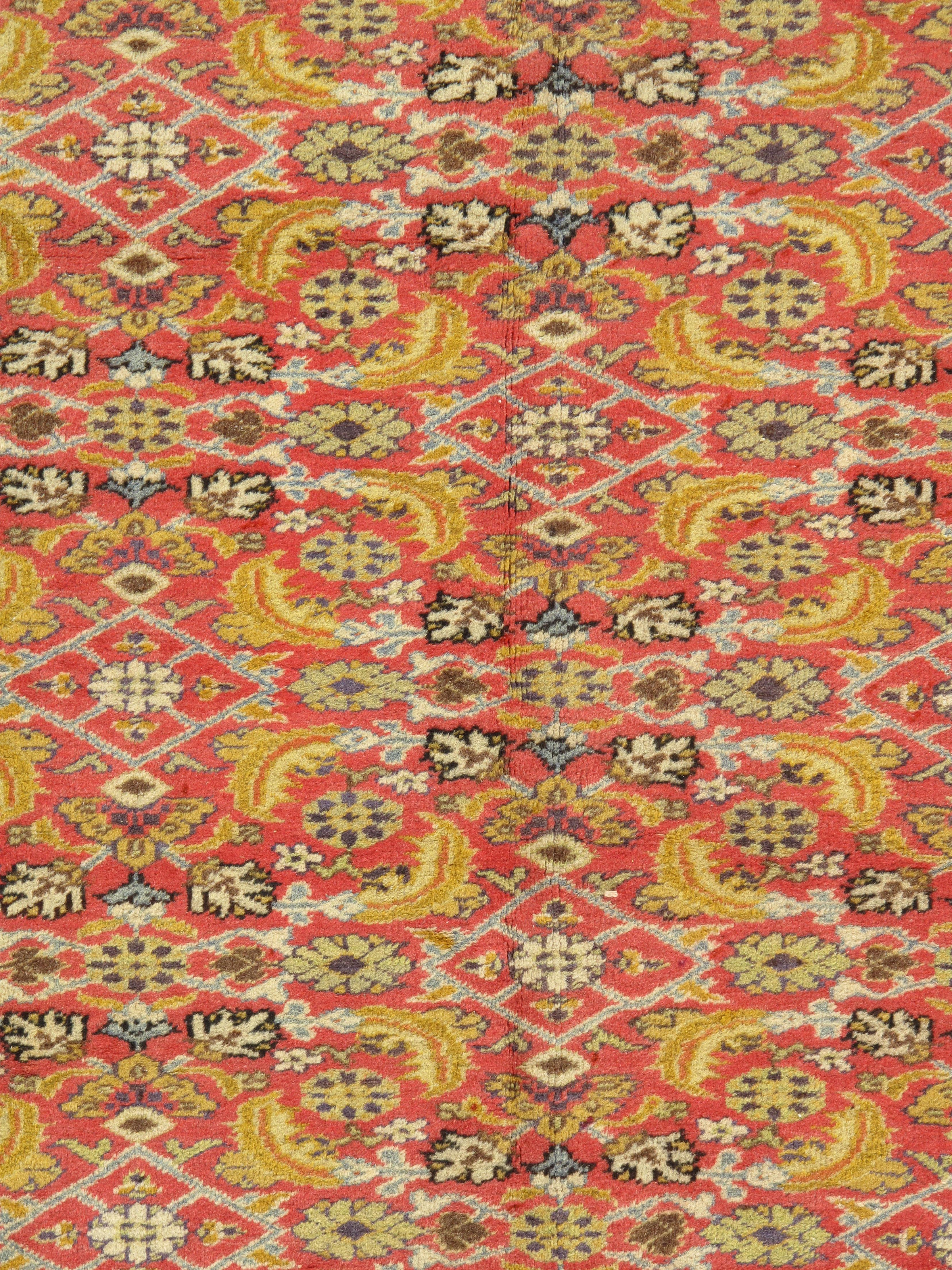 Antiker türkischer Sivas-Teppich-Teppich  7'9 x 11'6 Zoll im Zustand „Gut“ im Angebot in New York, NY