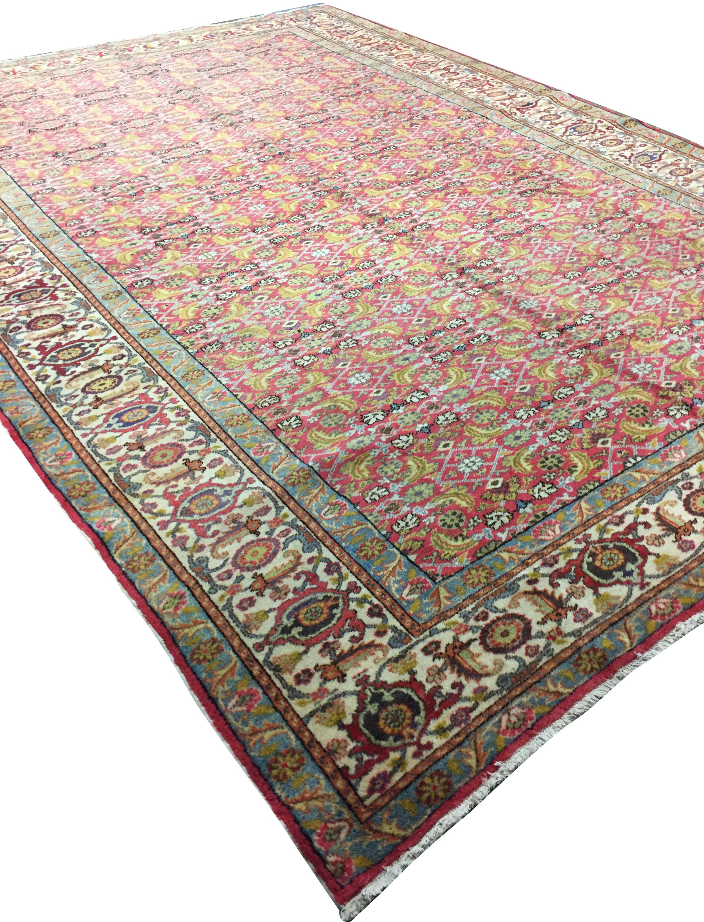 Antiker türkischer Sivas-Teppich-Teppich  7'9 x 11'6 Zoll im Angebot 1
