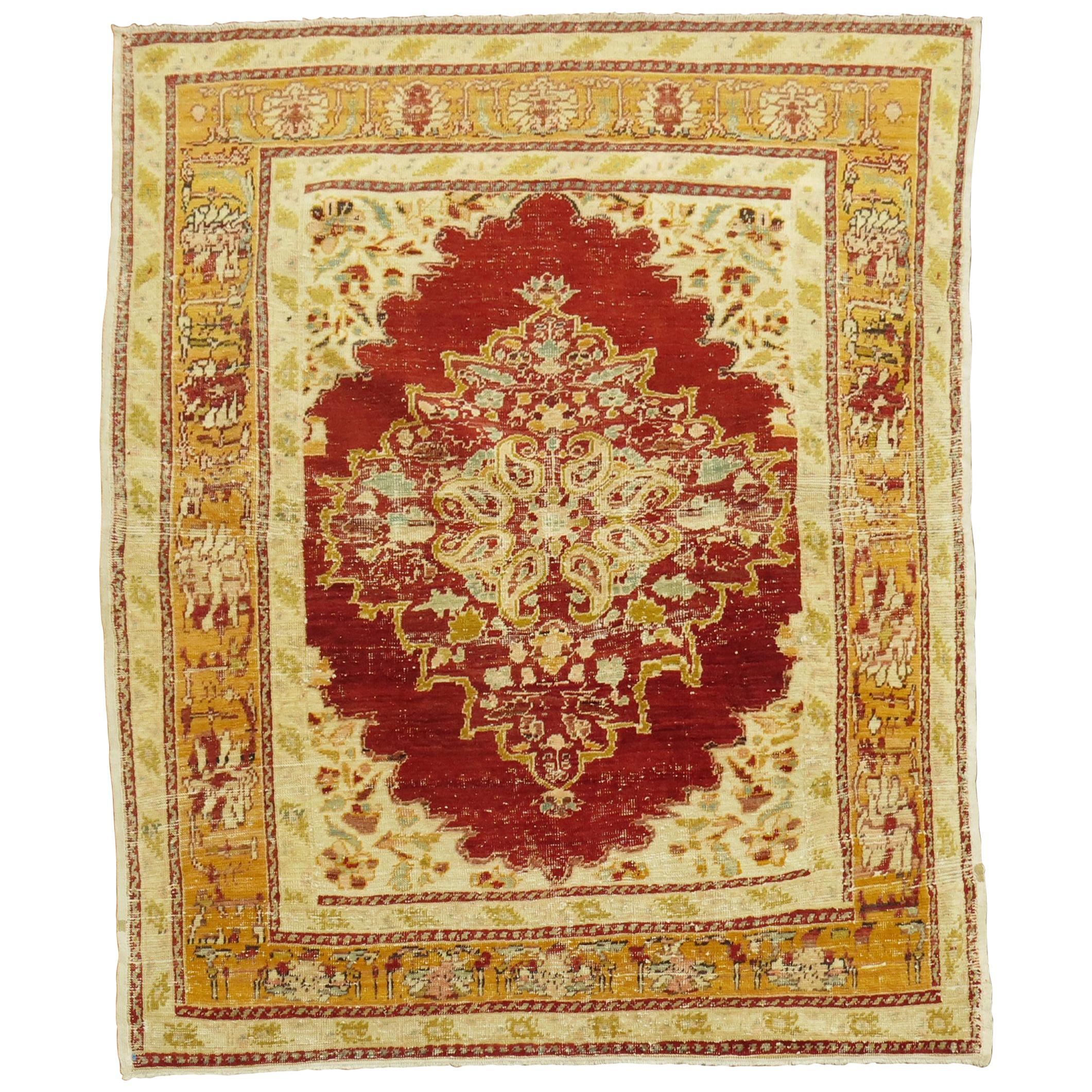 Antique Turkish Sivas Rug