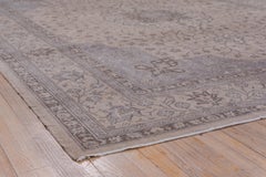 Antique Turkish Sivas Rug, Light Brown Field, Lavender and Gray Outer Field