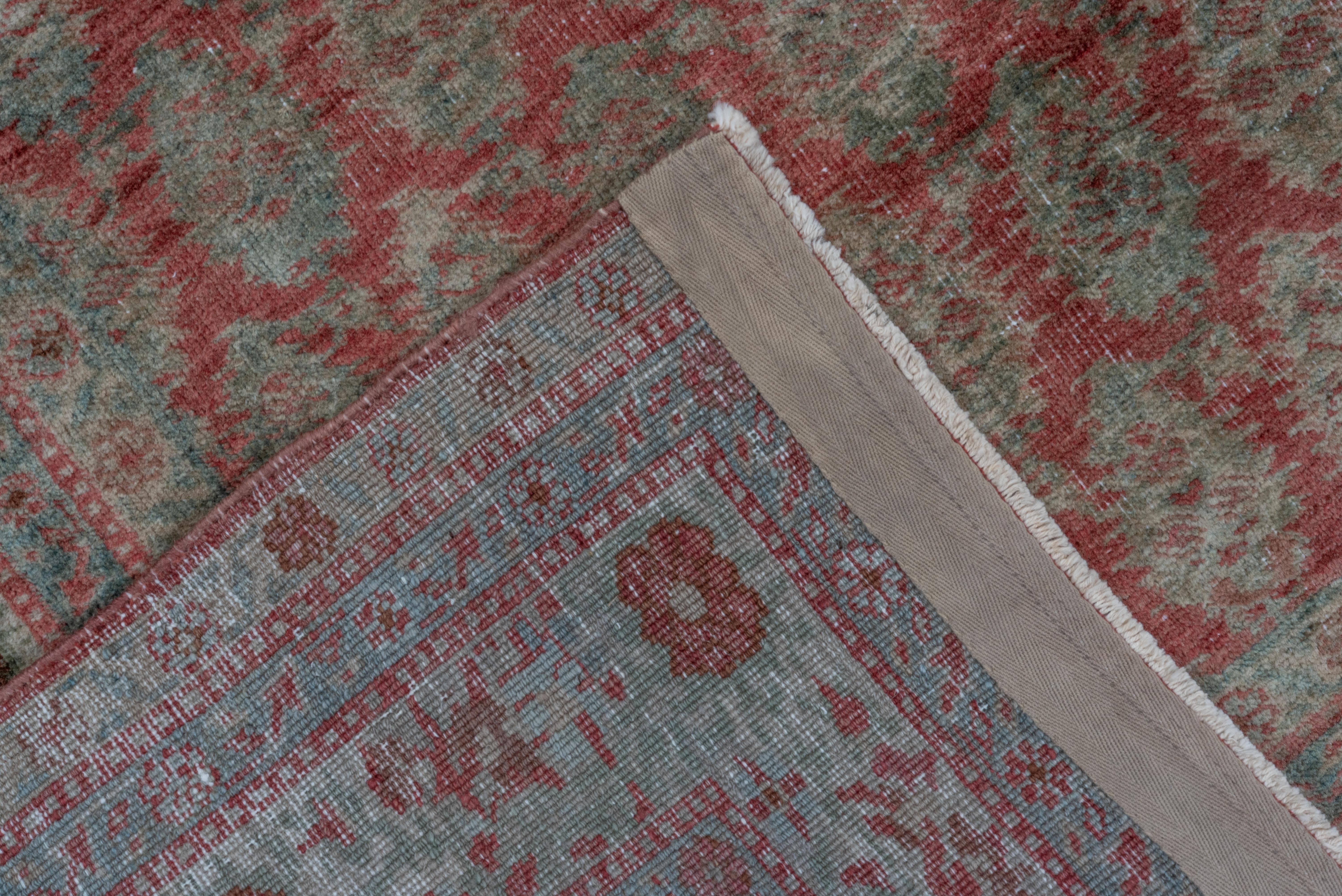 Antiker türkischer Sivas-Teppich, Saraband-Design, Rot- und Blautöne, um 1920er Jahre (Wolle) im Angebot