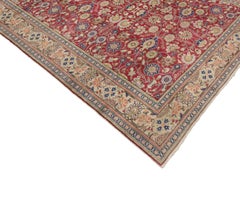 Antique Turkish Sivas Rug with All-Over Floral Motif