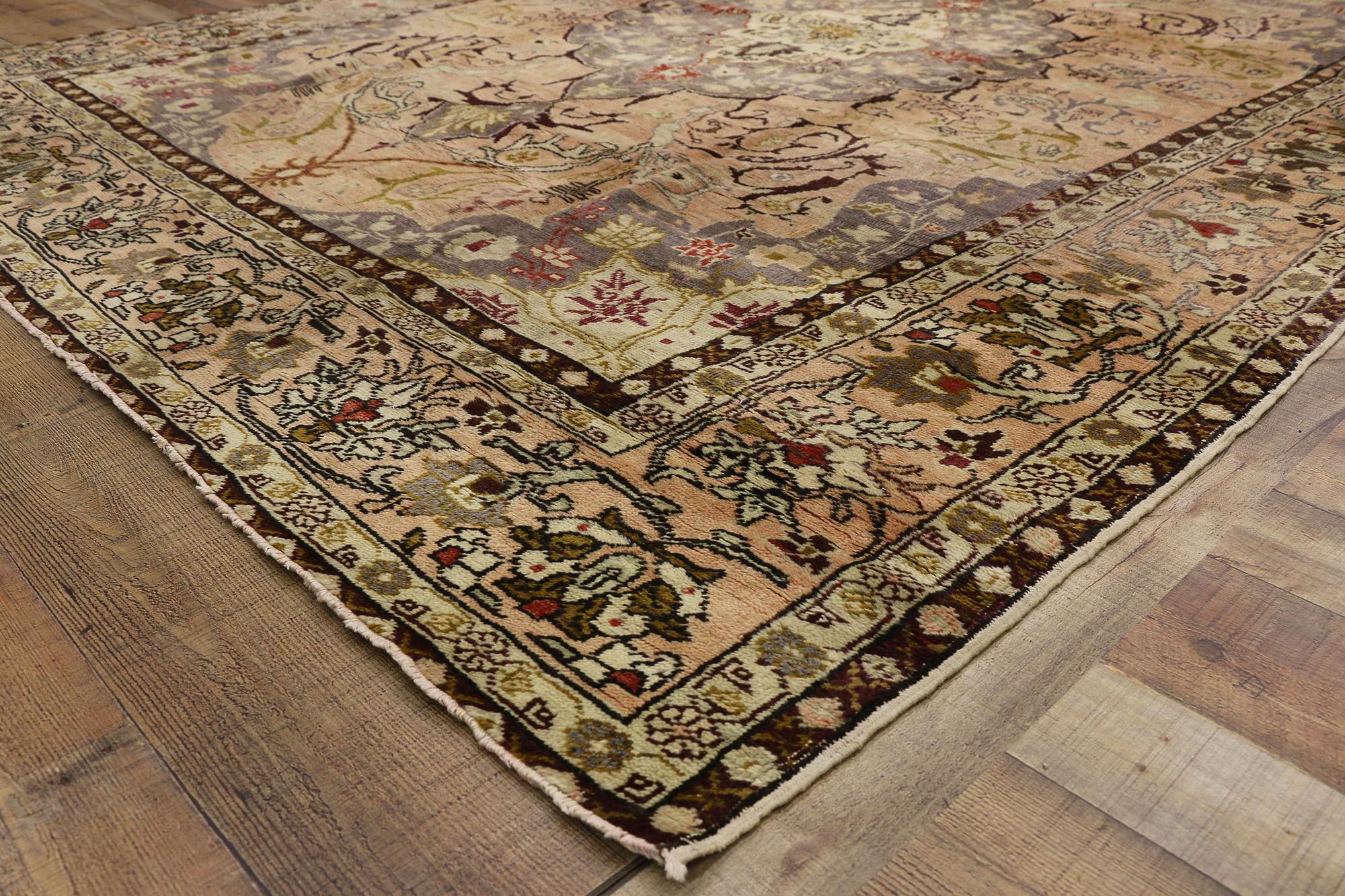 1920's Turkish Sivas Carpet with Art Nouveau Style 2