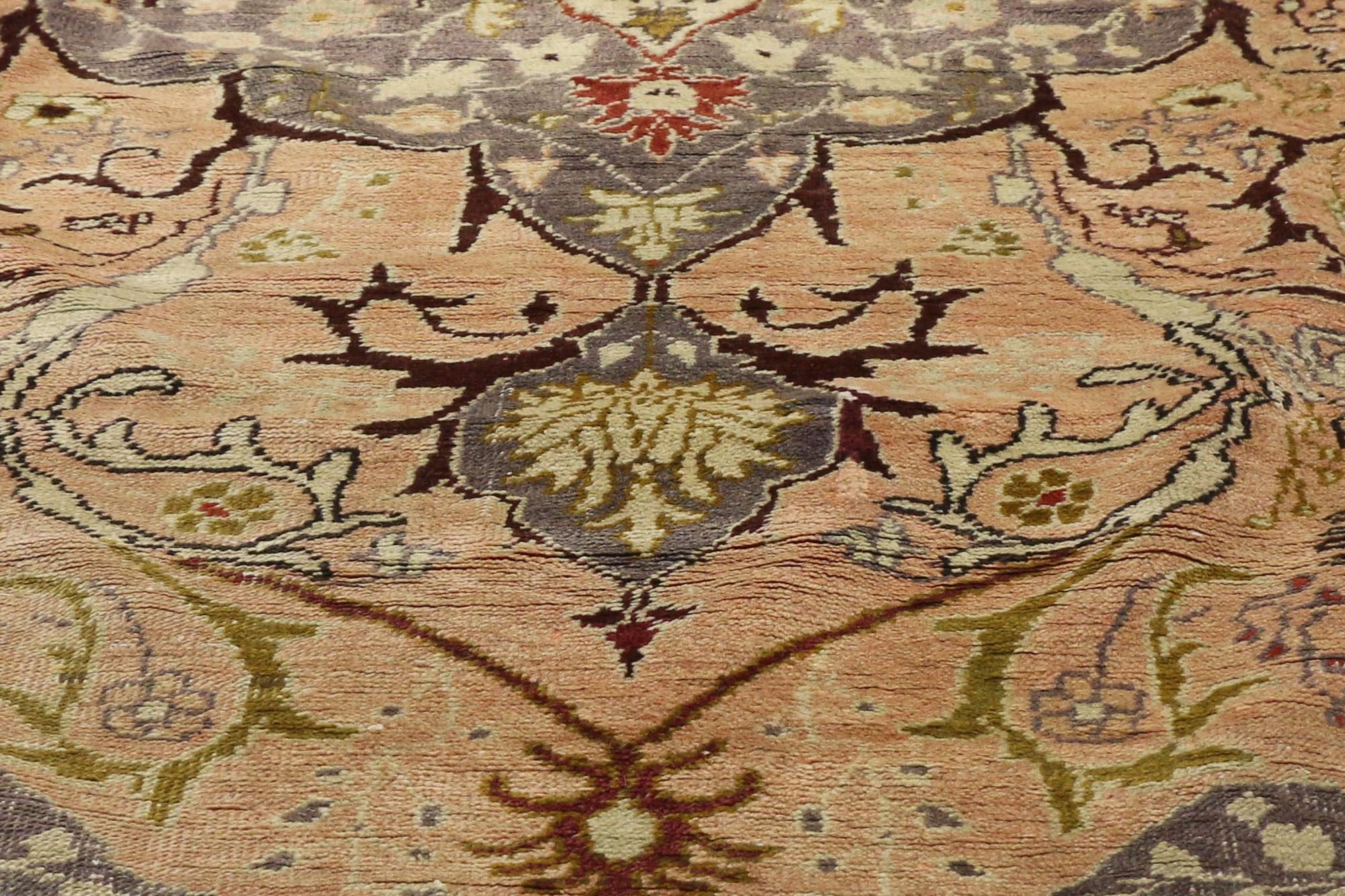 20th Century 1920's Turkish Sivas Carpet with Art Nouveau Style