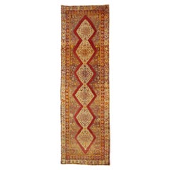 Tapis de couloir antique turc Sivas avec style moderne du nord-ouest