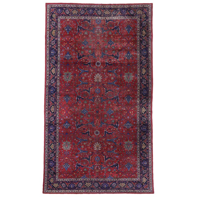 Antique Turkish Sparta Palace Size Rug with Luxe Regency Venetian Style ...