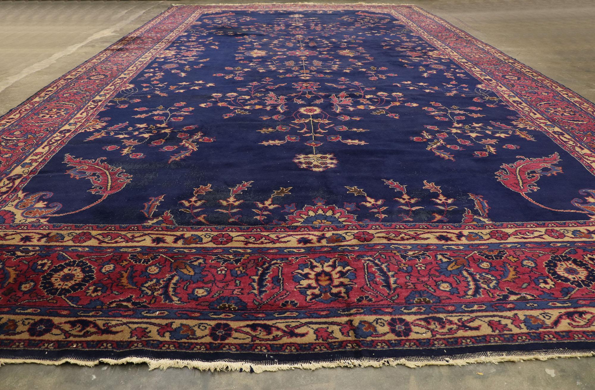 Antique Turkish Sparta Palace Size Rug with Luxe Victorian Style For Sale 1
