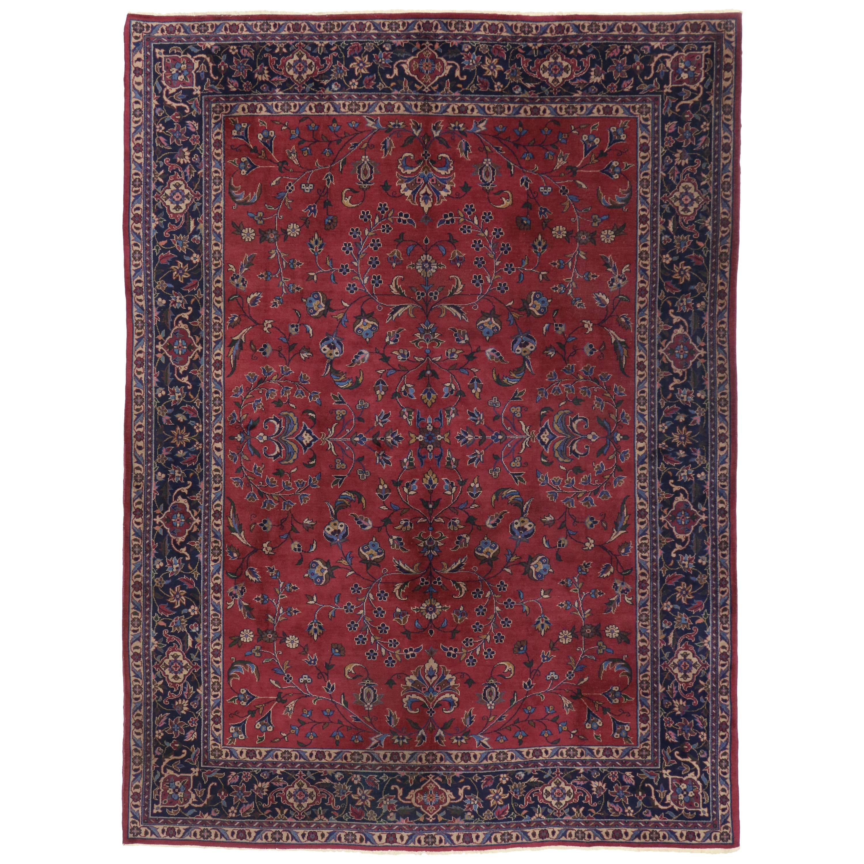 Antique Turkish Sparta Rug with Modern Victorian Style