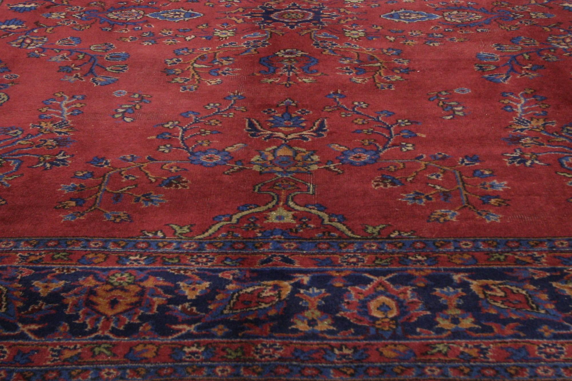 Antique Turkish Sparta Rug, Victorian Exuberance Meets Baroque Opulence In Good Condition For Sale In Dallas, TX