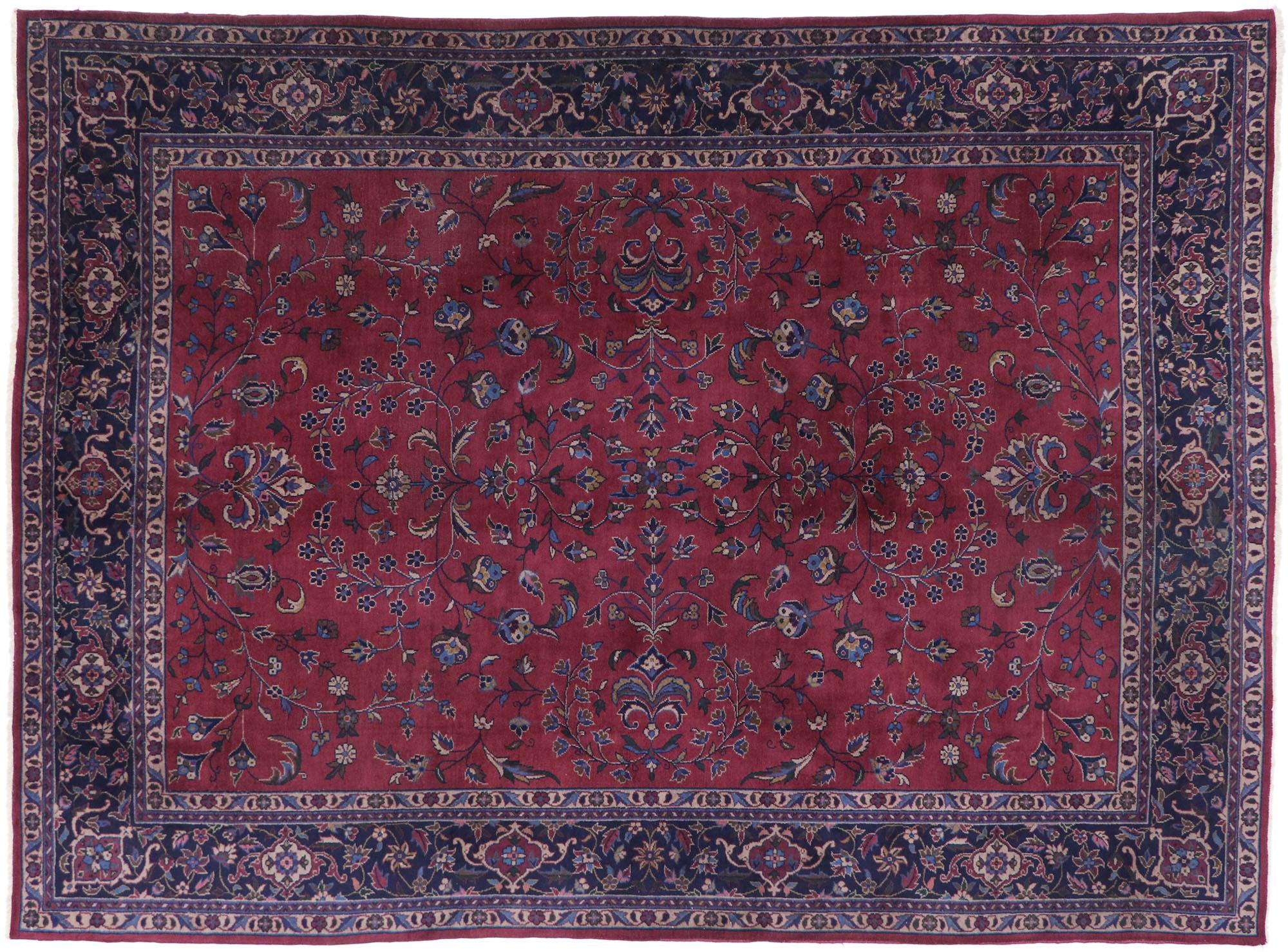 Antique Turkish Sparta Rug with Modern Victorian Style 7