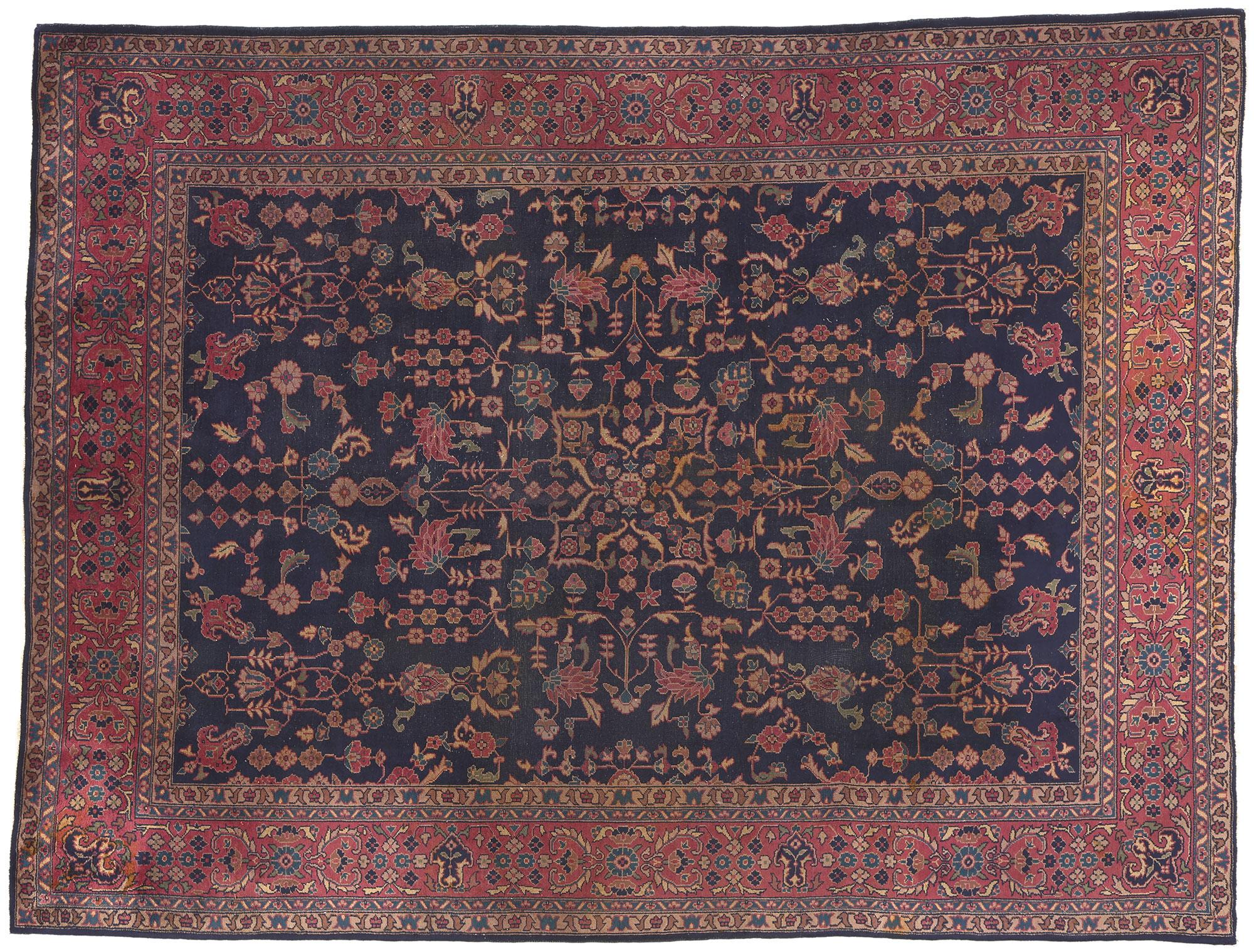 Antique Turkish Sparta Rug, Sophisticated Chic Meets Traditional Sensibility 3
