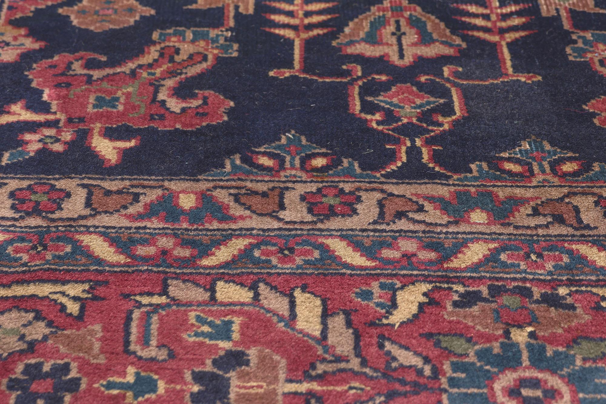 Antique Turkish Sparta Rug, Sophisticated Chic Meets Traditional Sensibility In Good Condition In Dallas, TX