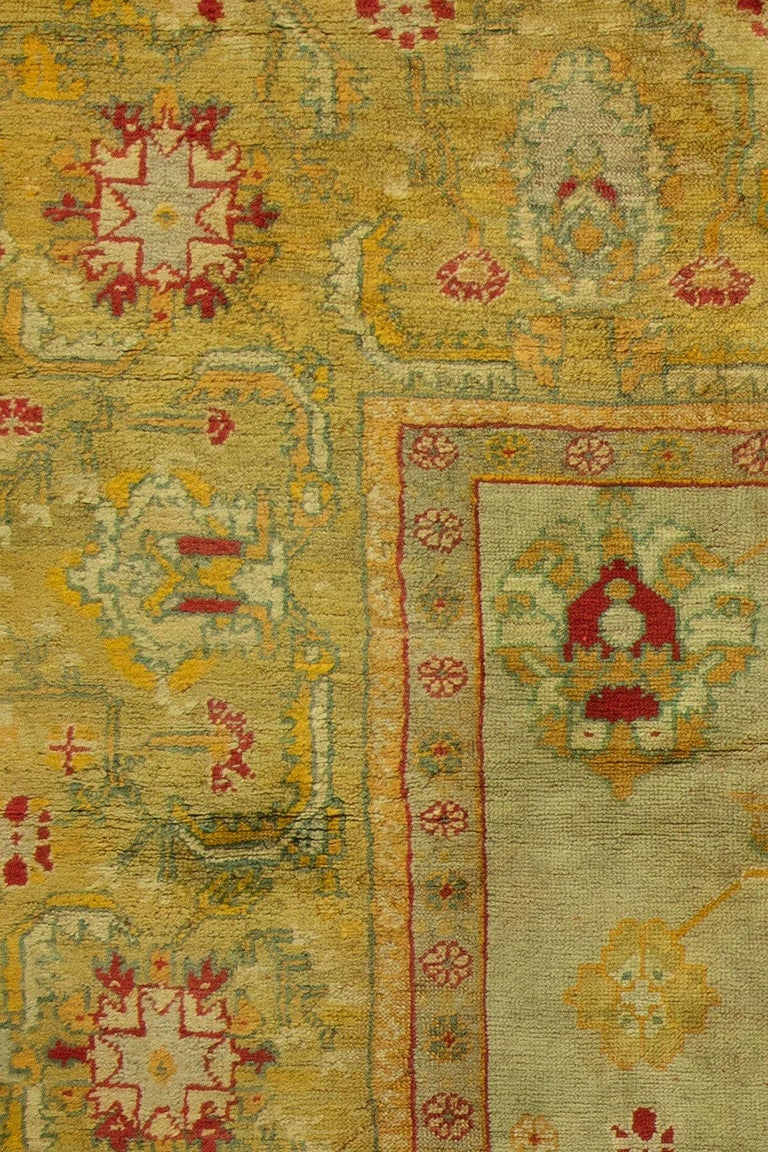Antique Turkish Square Oushak Rug For Sale at 1stDibs square turkish